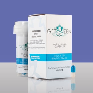 Relax 10 [2pk] (12mg THCa/8mg THC) by Get Zen