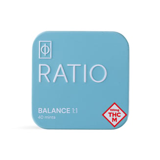 Balance 1:1 Microdose Mints [40pk] (100mg THC/ 100mg CBD)