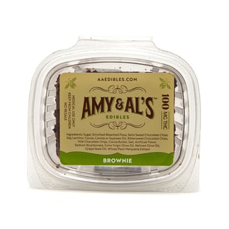 Dark Chocolate Brownie (100mg) by Amy and Al's