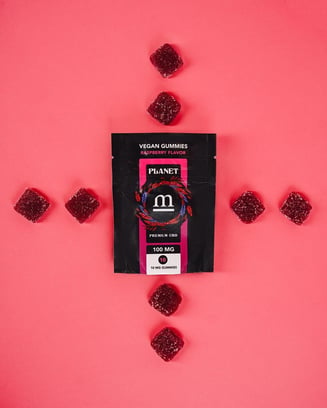 Raspberry [10pk] (100mg CBD) by Planet M