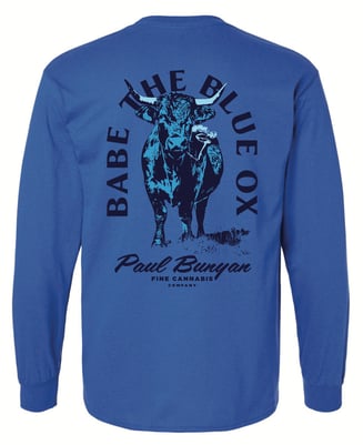 Babe the Blue Ox Blue LS Tee [3XL]