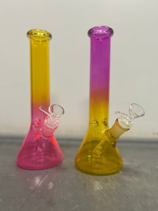 " Based Beaker Bong w/ Flower Bowl