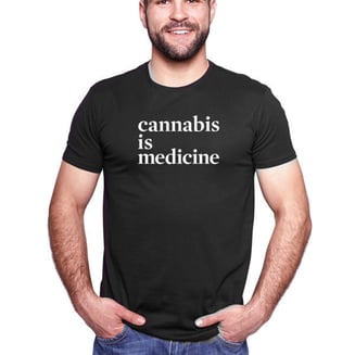 Men's cannabis is medicine 2XL
