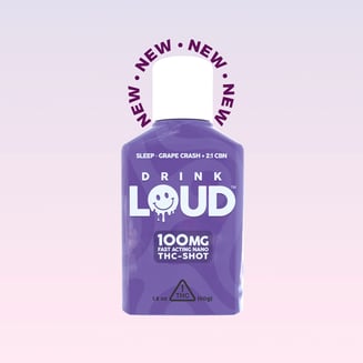 mg 2:1 Grape Crash Drink Loud Shot CBN