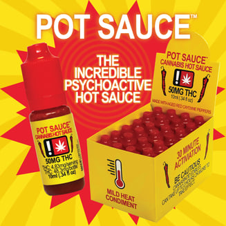 Cannabis Hot Sauce (50mg) by Pot Sauce