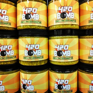 Coconut Oil - CBD + THC by 420 Bomb