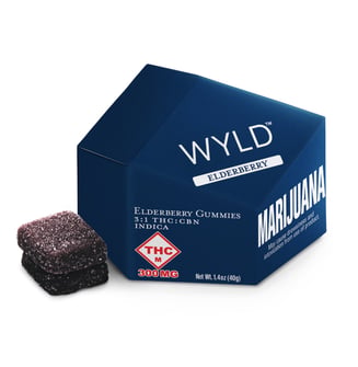 *HIGH DOSE* Elderberry 3:1 CBN + Indica Enhanced Gummies | 300mg THC:100mg CBN
