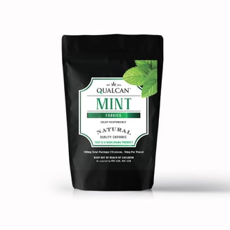 Mint Fudgies (100mg) by QualCan