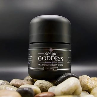 1:1 Body Balm [4oz] (500mg CBD/500mg THC) by Nordic Goddess