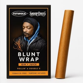 Snoop Dogg x FUTUROLA -Terpene-Infused Blunt Wraps - Gin + Juice
