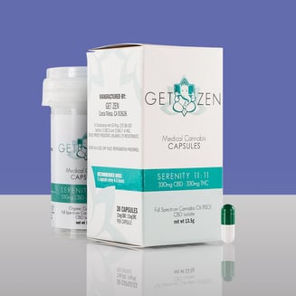 Serenity 1:1 [30pk] (330mg CBD/330mg THC) by Get Zen