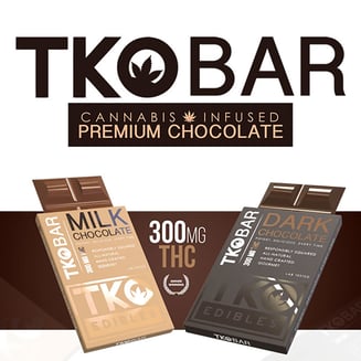 Dark Chocolate (300mg) by TKO Edibles