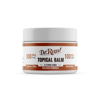 1:1 THC:CBD (100mg) by Dr. Raw Organics