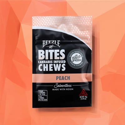 Shop Peach [10pk] (100mg) | Peake ReLeaf - AU Dispensary Rockville, MD