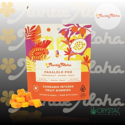 Shop Pakalolo POG [20pk] (100mg) | Crystal Nugs Dispensary