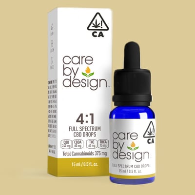 CBD 4:1 [15ml] (240mg CBD/60mg THC) | Care By Design | Drops
