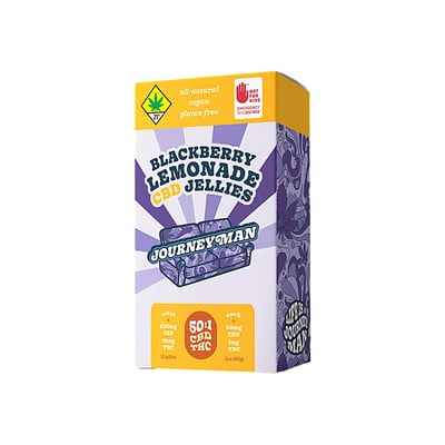 Shop 50:1 Blackberry Lemonade Jellies [10pk] (500mg CBD/10mg THC