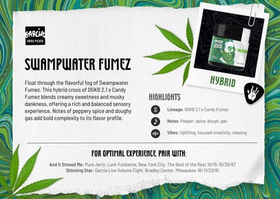 Image 2 for Swampwater Fumez, a hybrid product