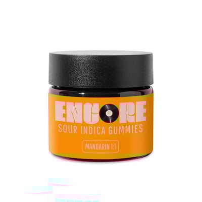 Image 1 for 1:1 Sour Mandarin [10pk] (100mg CBD/100mg THC), a indica product