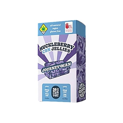 Shop 25:1 Huckleberry CBN Jellies [10pk] (250mg CBN/10mg THC
