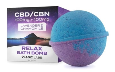 Shop CBN:CBD Lavender & Chamomile Bath Bomb (100mg CBD/100mg CBN) |  Cultivate Dispensary - Las Vegas Las Vegas, NV