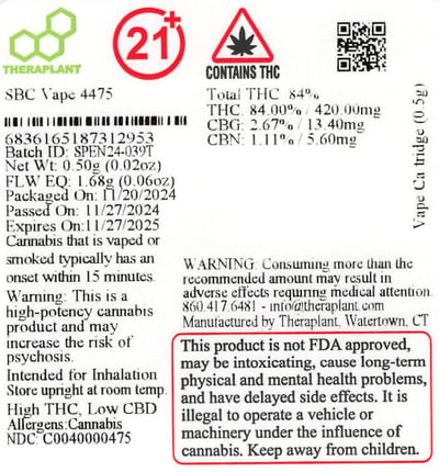 Shop SBC Vape 4475 | Budr - West Hartford Dispensary West Hartford, CT