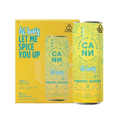 Shop Pineapple Jalapeño Hi Boy [4pk] (20mg THC) | San Francisco