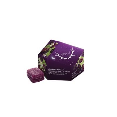 Boysenberry 1:1:1 CBD:CBN + Indica Enhanced Gummies | 100mg