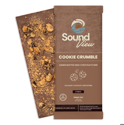 Shop SoundView Cookie Crumble Milk Chocolate Bar T90.4mg H 00206