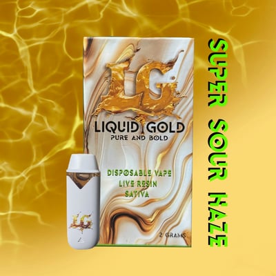 Shop LIQUID GOLD - SUPER SOUR HAZE - LIVE RESIN - DISPOSABLE - 2G | UMI  Dispensary Chicago, IL