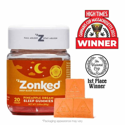 Shop 5mg Zonked Pineapple Dreams Gummies 20pk | Full Harvest Moonz