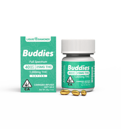 Hybrid [40pk] (1000mg) | Buddies Brand | Softgels