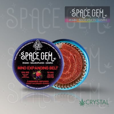 Shop Mind Expanding Belt - Sweet Wildberry - 100mg THC | Crystal