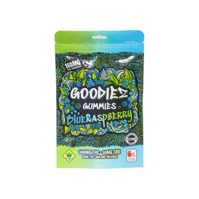 Shop Blue Raspberry 2:1 [10pk] (100mg THC/50mg CBD) | Dockside