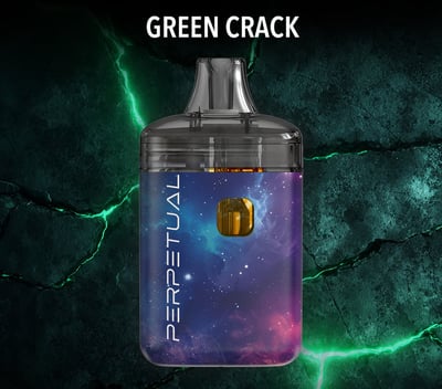 Shop Green Crack - (1g) Disposable Vape (TAC: 86.99%) | Himalayan