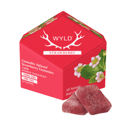 Image 1 for Strawberry 20:1 CBD + Hybrid Enhanced Gummies | 200mg CBD:10mg THC, a hybrid product Image 1 for Strawberry 20:1 CBD + Hybrid Enhanced Gummies | 200mg CBD:10mg THC, a hybrid product
