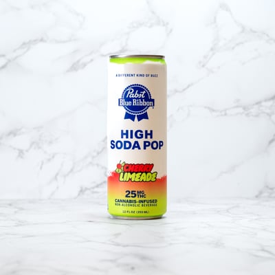 Shop PABST - CHERRY LIMEADE - SODA - [25MG] | The Bright Spot (REC
