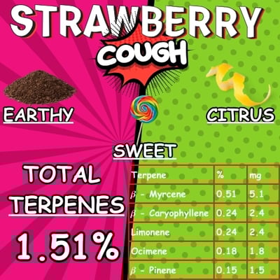 Shop Strawberry Cough | Carver Family Farm Dispensary Albuquerque, NM