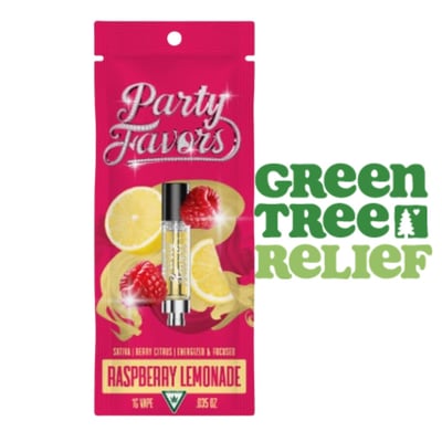 Shop PARTY FAVORS - RASPBERRY LEMONADE - 510 CART - 1G | Green Tree Relief 