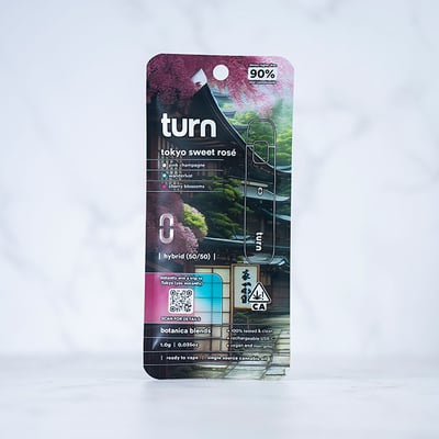 Shop TURN - TOKYO - SWEET ROSE - RTU VAPE CART - HYBRID - [1G