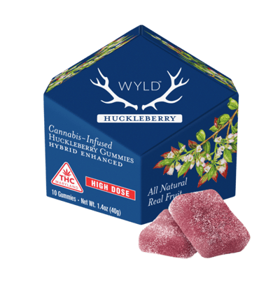 Image 1 for *HIGH DOSE* Huckleberry Hybrid Enhanced Gummies | 400mg | MD Only, a indica product