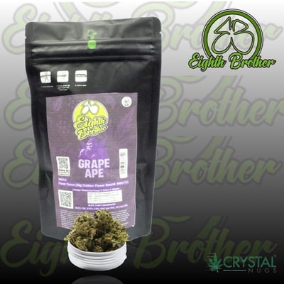 Shop Eighth Brother - Grape Ape 1 Oz Smalls [28g] - Indica