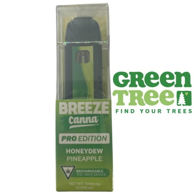 breez vape Shop Honeydew Pineapple - Synergy 1g PRO Vape Device — BREEZE Canna | Green  Tree Relief