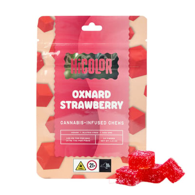 Shop Oxnard Strawberry [10pk] (100mg) | Vireo Health - White