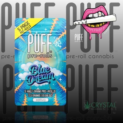 sativa blue dream vape Shop PUFF - PRE-ROLL 5PK [2.5G] - Select Flavor ::Mango Peach Watermelon PODS-1 Blueberry Lemon Breeze Plus