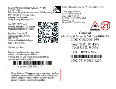 Shop SEL NYC Diesel 87.42% H 01036 Disposable 0.3g | Budr Cannabis