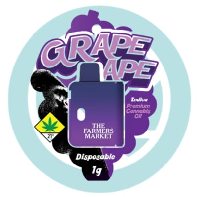 made by a farmer disposable vape Shop Grape Ape | Piece of Mind Cannabis Flavor:Refresh Fcuking Fab HorizonTech 100K 100000 Puffs Color-Changing Thermo Series