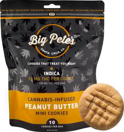 Shop Peanut Butter - Indica [10pk] (100mg) | Tradecraft Farms El