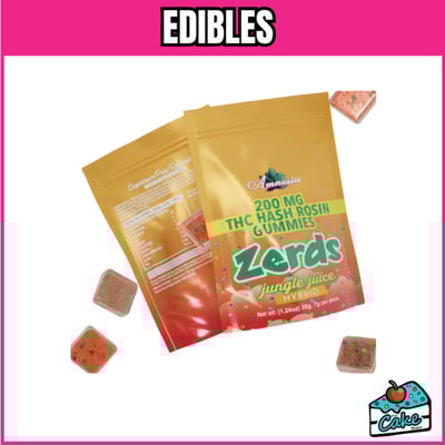 Shop Jungle Juice Hash Rosin Zerds [5pk] (200mg) | The Cake House