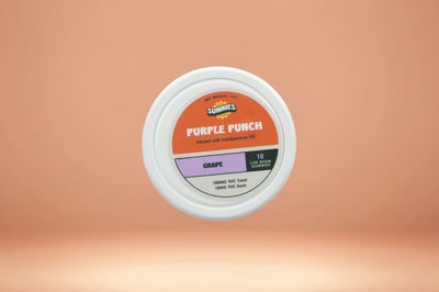 Shop Purple Punch Live Resin - Grape Gummies [10pk](100mg) | Peake